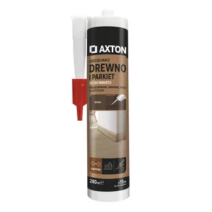 Kit do parkietu uszczelniacz DREWNO I PARKIET 280 ml Wenge AXTON 3276000710431 - Silikony - miniaturka - grafika 1