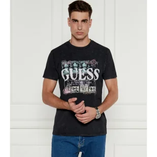 GUESS T-shirt | Regular Fit - Koszulki męskie - miniaturka - grafika 1