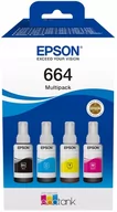 Zestawy do napełniania tuszy i tonerów - Epson Butelki z atramentem 664 Multipack - miniaturka - grafika 1