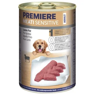 PREMIERE Meati Sensitive Czysta Jagnięcina 6x400 g - Mokra karma dla psów - miniaturka - grafika 1