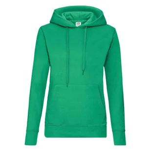 Bluza damska z kapturem Hooded Sweat Fruit of the Loom - Zielony XL - Bluzy damskie - miniaturka - grafika 1