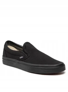 Vans Tenisówki sneakersy Classic Slip-On VN000EYEBKA1 Czarny 42 - Sneakersy męskie - miniaturka - grafika 1