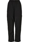 Spodnie rowerowe - Urban Classics Damskie spodnie ze zdejmowanymi nogawkami, funkcjonalne damskie spodnie sportowe, damskie spodnie sportowe, Shiny Crinkle nylon Zip Pants, rozmiary XS - 5XL - miniaturka - grafika 1