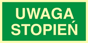 Ze-20 - Uwaga Stopień - Znak Tablica Płyta Bhp Libres Ze-20 5902082233206 - Akcesoria BHP - miniaturka - grafika 1