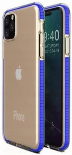 Hurtel Spring Case pokrowiec żelowe etui z kolorową ramką do iPhone 11 Pro Max ciemnoniebieski - Ciemnoniebieski - Etui i futerały do telefonów - miniaturka - grafika 1