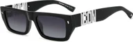 Okulary przeciwsłoneczne - DSQUARED2 ICON 0011/S 807 BLACK 54/19/145 Męskie okulary przeciwsłoneczne - miniaturka - grafika 1