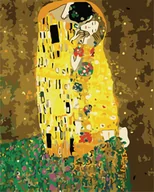 Malowanie po numerach - Malowanie po numerach Pocałunek - Gustav Klimt - miniaturka - grafika 1
