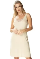 Bielizna nocna - Elegancka halka damska Amelia : Kolor - Beżowy, Rozmiar - 52 - miniaturka - grafika 1