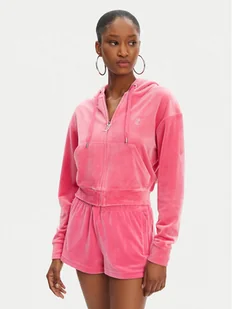 Juicy Couture Bluza Iccle JCWAS125308 Różowy Loose Fit - Bluzy damskie - miniaturka - grafika 1