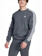 Bluzy męskie - BLUZA męska ADIDAS bez kaptura IJ6471 szara dresowa bawełniana L - miniaturka - grafika 1