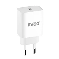 Ładowarki do telefonów - BWOO ładowarka sieciowa BO-CDA119 20W wall charger USB-C - miniaturka - grafika 1