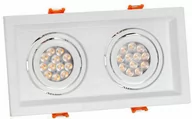 Oprawy, klosze i abażury - Oprawa Sufitowa MDD DUE MINI 830 Biała 14W 230V 20st White MDD 7 ECO 10 830 120W SpectrumLED WOJP01804 - miniaturka - grafika 1