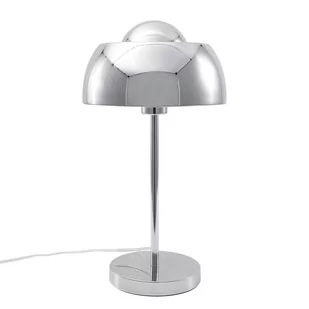 Beliani Lampa stołowa chromowana SENETTE - Lampy stojące - miniaturka - grafika 1
