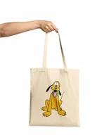 Torby i wózki na zakupy - Torba Shopper Materiałowa Na Ramię Prezent Pluto Minnie Miki Wzory Różne - miniaturka - grafika 1