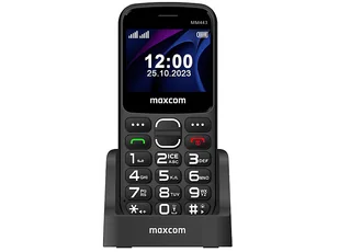 OUTLET Telefon komórkowy MAXCOM Comfort MM443 4G Czarny - Telefony OUTLET - miniaturka - grafika 1