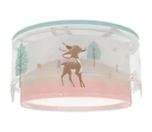 Lampy sufitowe - Dalber 61276 - Plafon dziecięcy LOVING DEER 2xE27/15W/230V - miniaturka - grafika 1