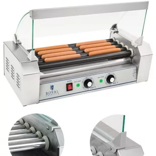 Royal Catering Grill rolkowy - 5 rolek - teflon RCHG-5T RCHG-5T - Piece, kotły  i płyty grzejne gastronomiczne - miniaturka - grafika 1
