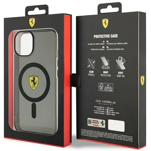 Ferrari FEHMP14SURKK iPhone 14 6,1" czarny/black hardcase Translucent Magsafe - Etui i futerały do telefonów - miniaturka - grafika 8