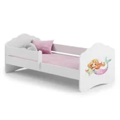 Łóżka dla dzieci i młodzieży - Łożko dziecięce FALA z barierką 140x70 Syrenka - miniaturka - grafika 1