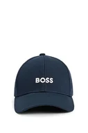 Czapki damskie - BOSS Męska czapka Zed, ciemnoniebieska 404, rozmiar uniwersalny, Dark Blue404, jeden rozmiar - miniaturka - grafika 1