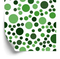 Tapety - Tapeta Nowoczesne Zielone Groszki - miniaturka - grafika 1