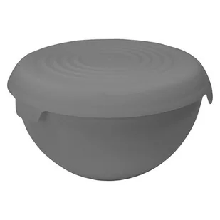 Miska Bąble z pokrywą 6 l szary - Miski i półmiski - miniaturka - grafika 1
