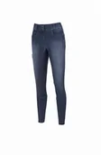 Bryczesy - Pikeur Bryczesy damskie LISHA JEANS GRIP - night blue - miniaturka - grafika 1