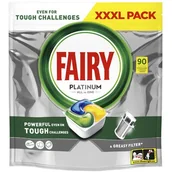 Środki do zmywarek - Kapsułki do zmywarki FAIRY Platinum All in One Lemon -  90 szt. - miniaturka - grafika 1