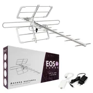 Anteny TV - Antena DVB-T Spacetronik EOS L Combo White Aktywna - miniaturka - grafika 1