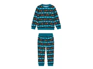 Spodnie i spodenki dla chłopców - lupilu® Dres dziecięcy z bawełny, 2 elementy (98/104, We wzory/ zielony) - miniaturka - grafika 1