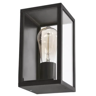 Tarasowa lampa ścienna Hoya 21-32270 Candellux IP44 prostokątna czarna - Lampy ogrodowe - miniaturka - grafika 1