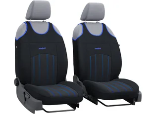 Koszulki samochodowe Comfort 1+1 (niebieskie) - Pokrowce na fotele - miniaturka - grafika 1