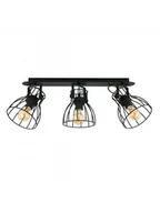Lampy sufitowe - TK Lighting Plafon sufitowy 3pł ALANO BLACK 2122 TKL2122 - miniaturka - grafika 1
