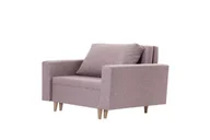 Sofy i kanapy - Fotel KEN z funkcją spania Sofa Różowy - miniaturka - grafika 1