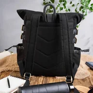 Plecaki - Plecak trekkingowy czarny PAOLO PERUZZI GA400 - miniaturka - grafika 1