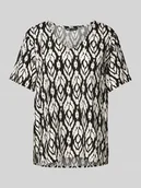 Bluzki damskie - Bluzka z dekoltem w serek model ‘SUSAN’ - miniaturka - grafika 1