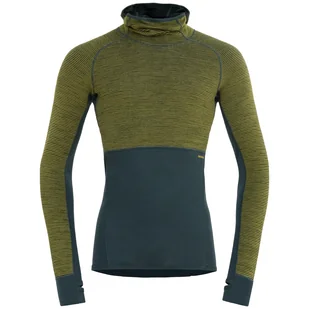 Męska bluza Devold Tuvegga Merino Hoodie Man Rozmiar: L / Kolor: zielony - Bluzy sportowe męskie - miniaturka - grafika 1