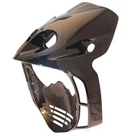 Części motocyklowe - one by Camamoto dorsz. 77390102 plastikowa osłona przednia czarna polerowana tarcza kompatybilna z malaguti phantom f12 lc. rok od 1994 do 2006|ref. orig. Malaguti 06604950 - miniaturka - grafika 1