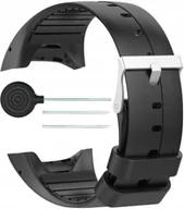 Akcesoria do smartwatchy - Pasek Opaska Silikonowa Gumowa Yivo Do Polar M400 M430 Teleskopy Czarna - miniaturka - grafika 1