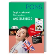 Książki do nauki języka angielskiego - Język na ekranie! Filmowy kurs angielskiego PONS - miniaturka - grafika 1