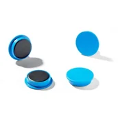 Akcesoria do tablic - Durable 475106 Magnesy do tablic 15 mm niebieski op. (20 szt.) 475106 - miniaturka - grafika 1