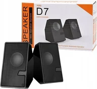 Głośniki komputerowe - Głośniki komputerowe Vega GŁOŚNIKI STERO CZARNE PC D7> - miniaturka - grafika 1