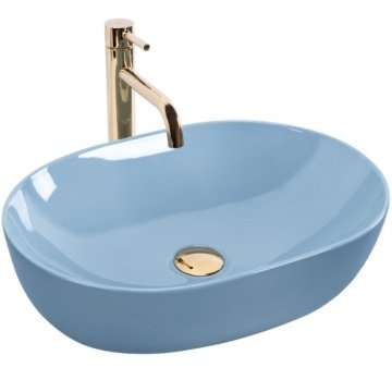 Rea Umywalka nablatowa Rea LISA L.BLUE SHINY