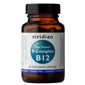 Witaminy i minerały - Viridian Witamina B12 - High Twelve B-Complex B12 (30 kaps) 5060003592556 - miniaturka - grafika 1