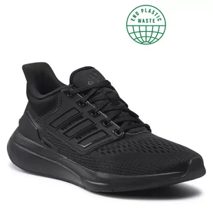 Adidas Buty do biegania EQ21 RUN W H00545 H00545 czarny 42 2/3 H00545 - Buty sportowe damskie - miniaturka - grafika 1