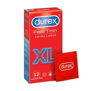 Durex (UK) (UK) Feel Thin XL 12 szt. 6_8574 - Prezerwatywy - miniaturka - grafika 1
