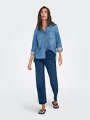 Bluzki damskie - ONLY Bluzka dżinsowa w kolorze błękitnym - miniaturka - grafika 1