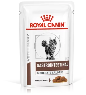 Royal Canin weterynaria Gastro Intestinal Moderate Calorie GIM 35 12x85g saszetka sos) 281840 - Mokra karma dla kotów - miniaturka - grafika 1