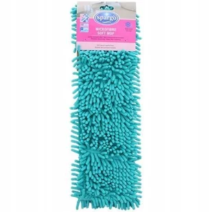 Wkład do mopa zapas płaski Spargo miękki z mikrofibry 44cm x 13cm niebieski - Akcesoria i części AGD - miniaturka - grafika 1