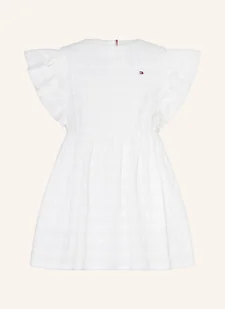 Tommy Hilfiger Sukienka Z Wolantami weiss - Sukienki - miniaturka - grafika 1